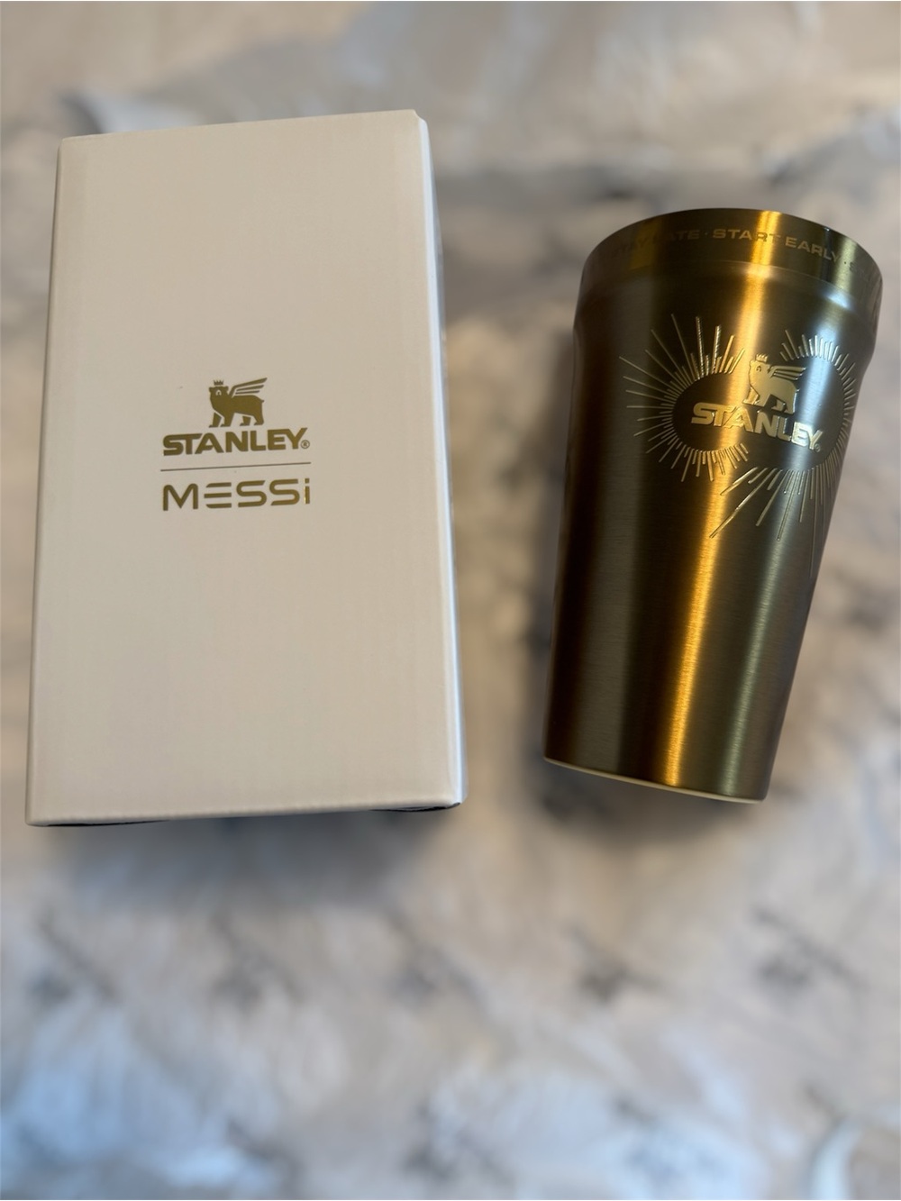 Messi x Stanley Legacy Gold Everyday Tumbler 16oz